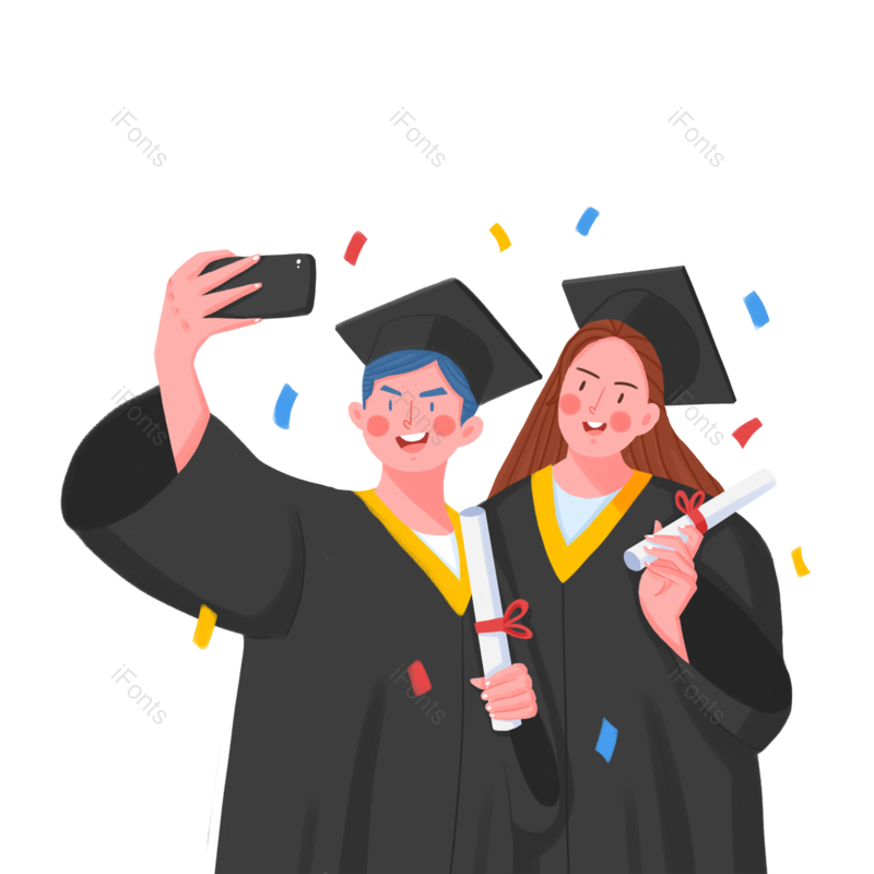 毕业季图片,博士帽元素,毕业PNG,免抠素材